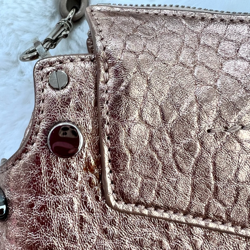 Jimmy Choo Women's Metallic Rose Gold bag - Picture 11 of 14